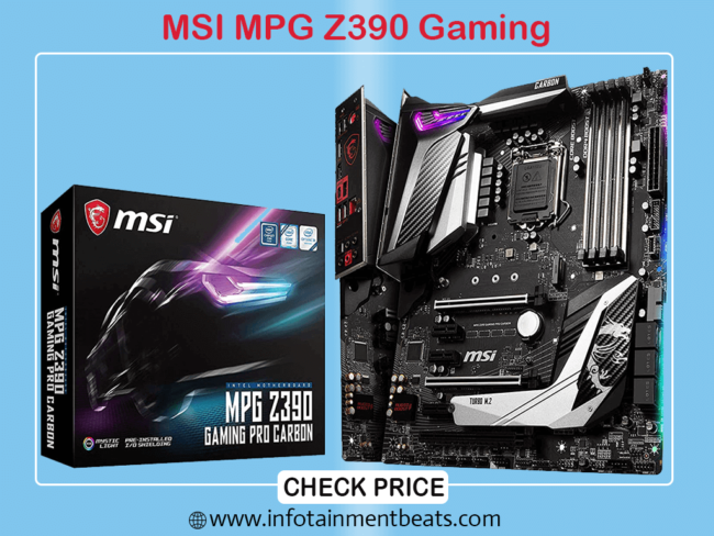 MSI MPG Z390 Gaming Pro Carbon LGA 1151 Gaming Motherboard for i9 9900k