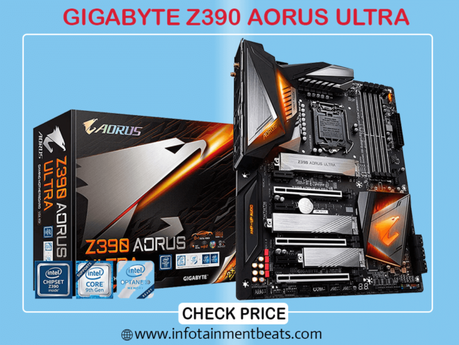 GIGABYTE Z390 AORUS ULTRA  RGB Fusion Gaming Motherboard for i9 9900k