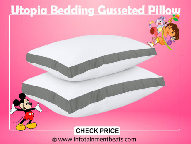 3- Utopia Bedding Gusseted Pillow