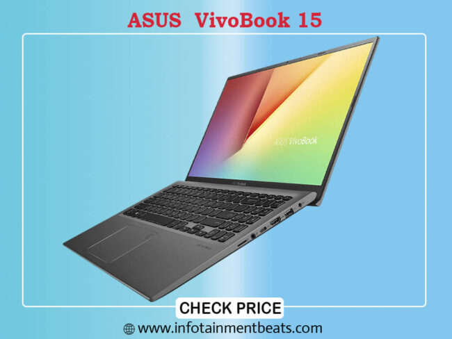 5- ASUS F512DA-EB51 VivoBook 15 Thin And Light gaming laptop