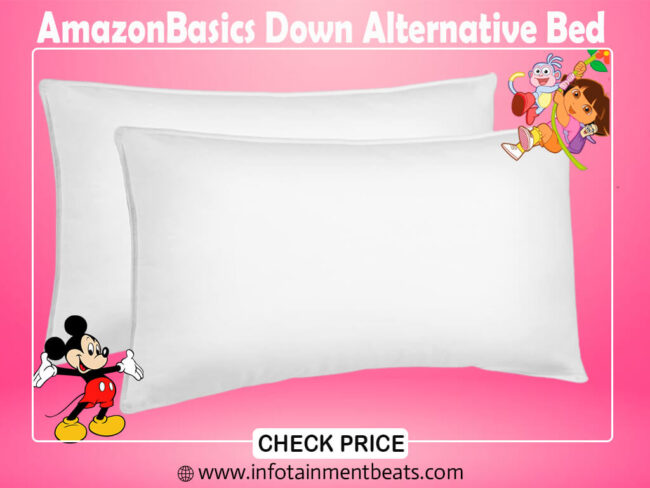 5- AmazonBasics Down Alternative Bed
