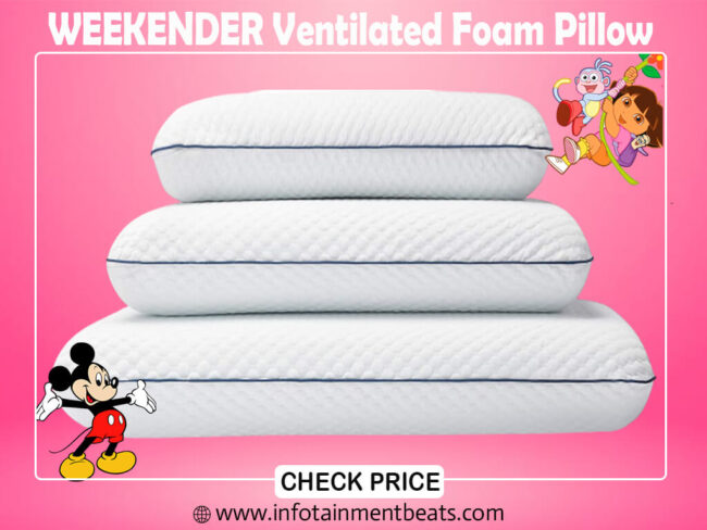 6-WEEKENDER Ventilated Foam Pillow