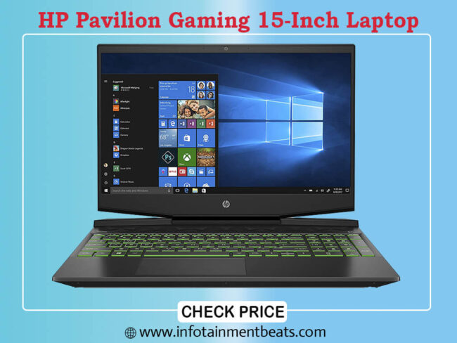 8- HP Pavilion Gaming Micro-EDGE gaming laptop