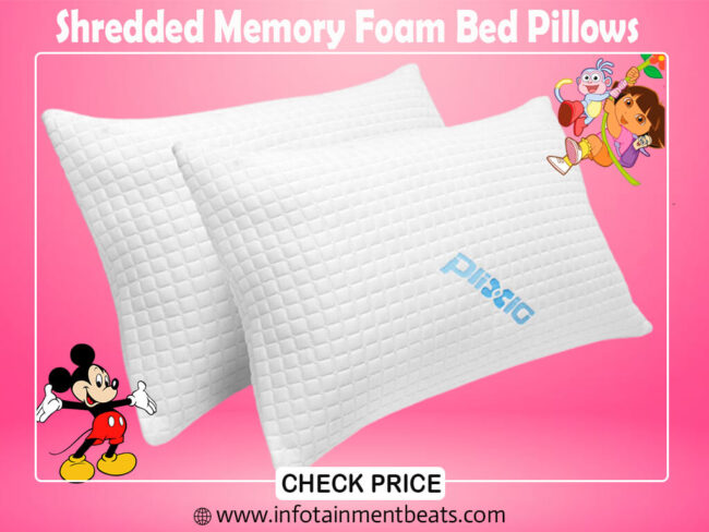 8-Shredded Memory Foam Bed Pillows
