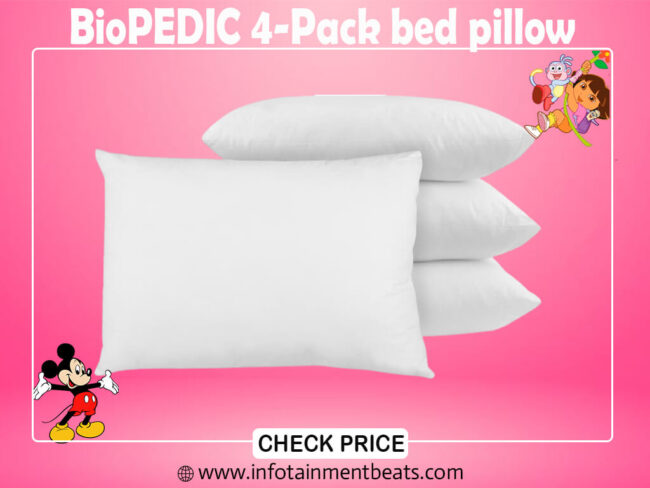 9- BioPEDIC 4-Pack bed pillow