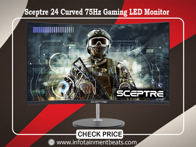 Sceptre 24 Curved 75Hz Gaming LED Monitor