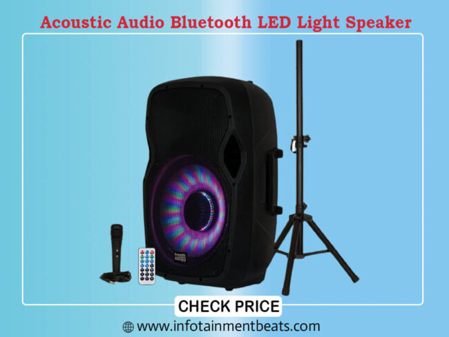 Acoustic Audio by Goldwood Bluetooth LED Light Display Speaker