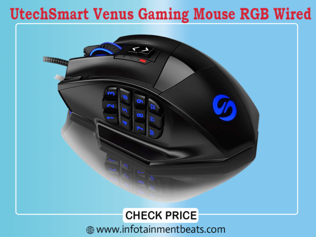 UtechSmart Venus Gaming Mouse RGB Wired