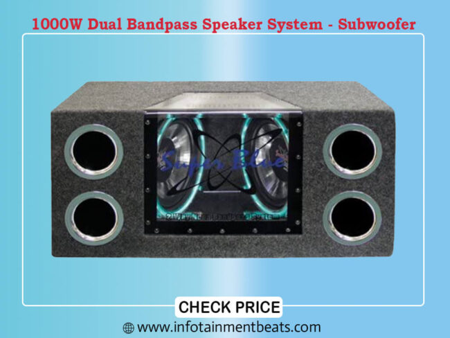 1000W Dual Bandpass Speaker System - Subwoofer