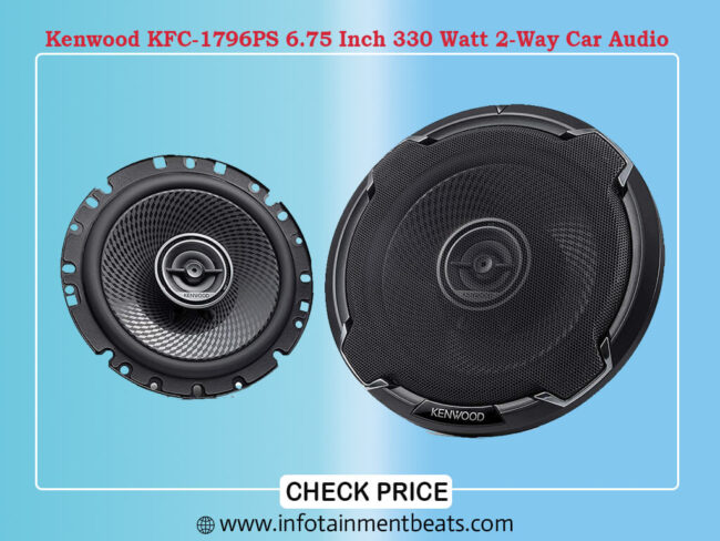 Kenwood KFC-1796PS 6.75 Inch 330 Watt 2-Way Car Audio