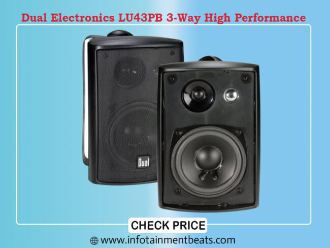 Dual Electronics LU43PB 3-Way High Performance