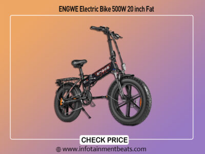ENGWE Electric Bike 500W 20 inch Fat Tire Electric Bike Mountain Beach Snow Bike for Adults, 
