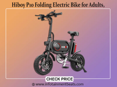 Hiboy P10 Folding Electric Bike for Adults, Power Assist, 36V Lithium Ion Battery, Ebike