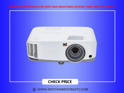 Pansonite Mini Projector with High Brightness Support 1080P and 200 Display