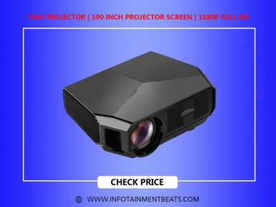 TMY Projector 100 Inch Projector Screen 1080P Full HD