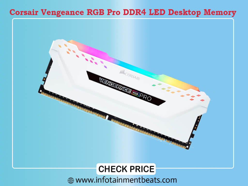  Corsair Vengeance RGB Pro 16GB (2x8GB) DDR4 3200MHz C16 LED Desktop Memory