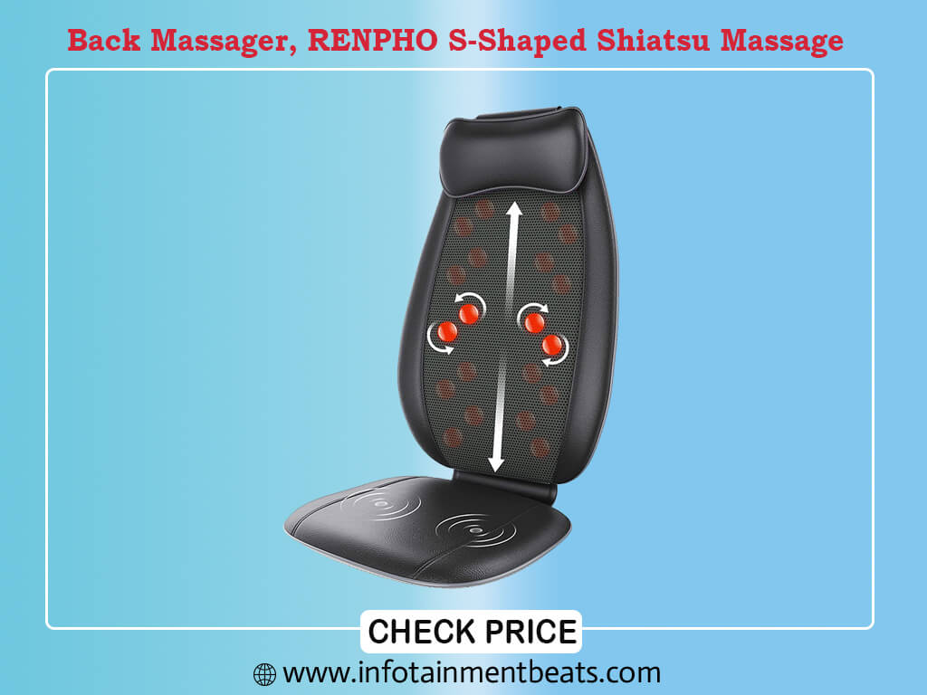 Back Massager, RENPHO S-Shaped Shiatsu Massage