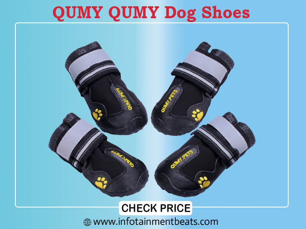 QUMY QUMY Dog Boots Waterproof Shoes