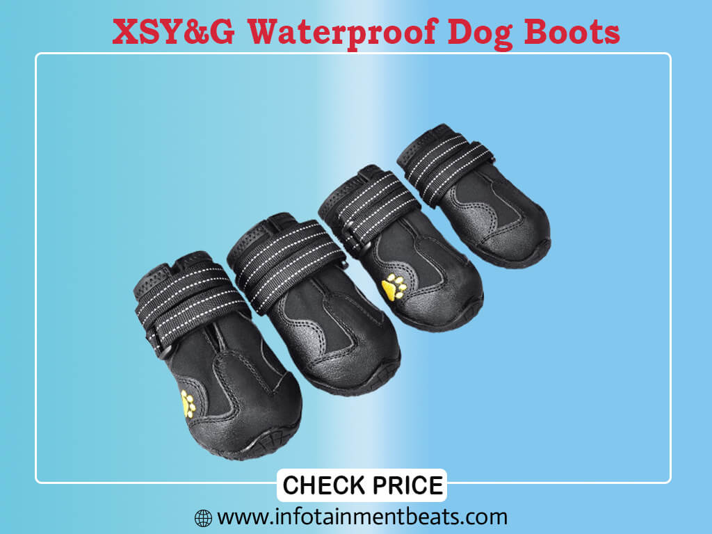 XSY&G Dog Boots,Waterproof Dog Shoes,Dog Booties