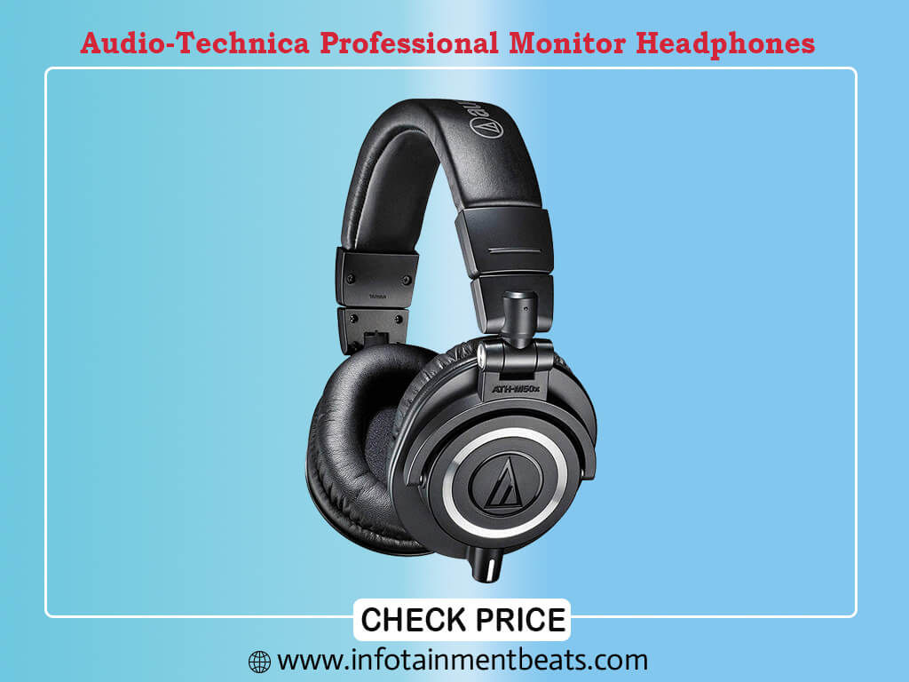 Audio-Technica ATH-M50XGM Professional Monitor Headphones, Gun Metal