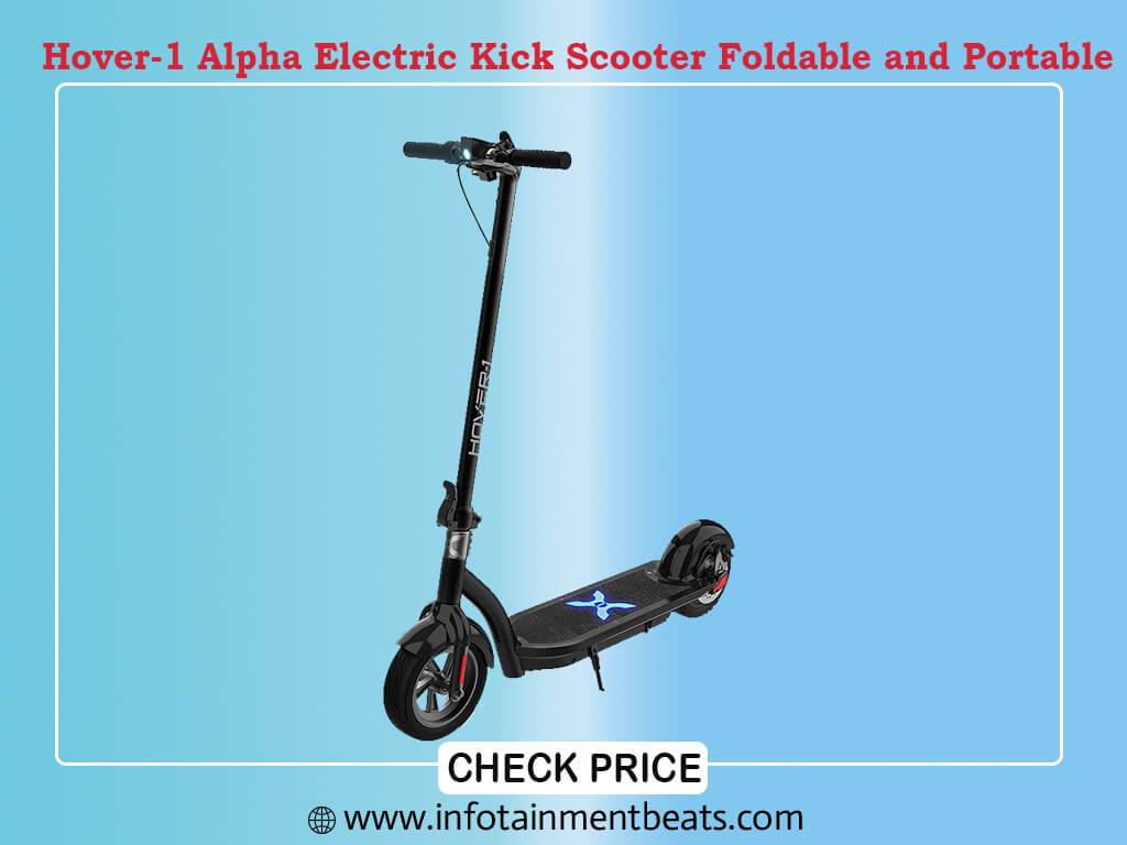 Hover-1 Alpha Electric Kick Scooter Foldable and Portable