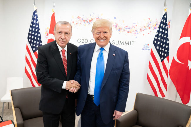 withdrawal of Forces from northern Syria after Recep Tayyip Erdogan and donald trump meeting