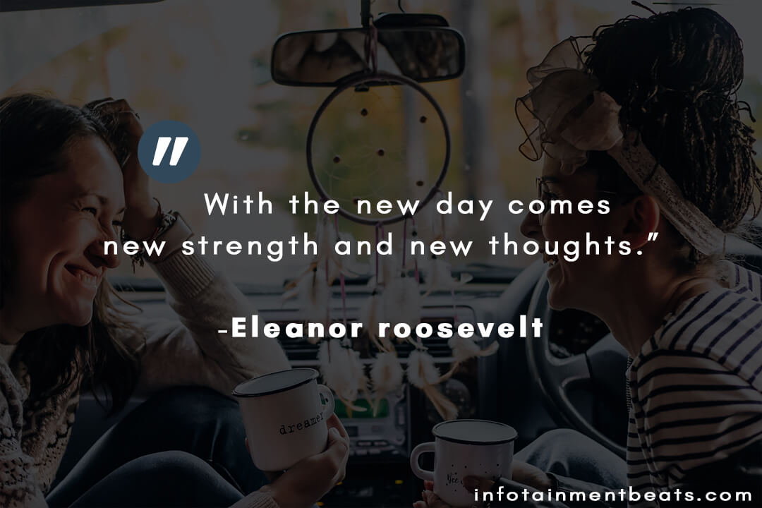 eleanor roosevelt with the new day