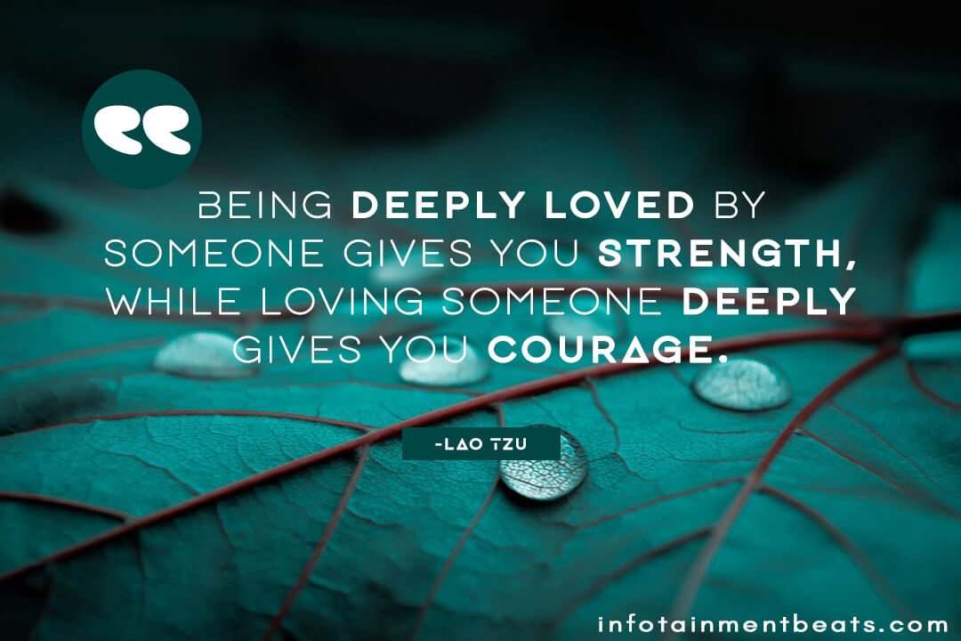 lao tzu being deeply loved