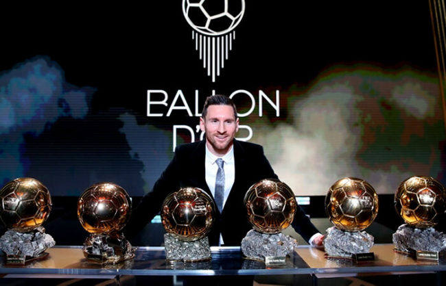 lionel messi awards won