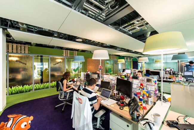 google headquarters interior design