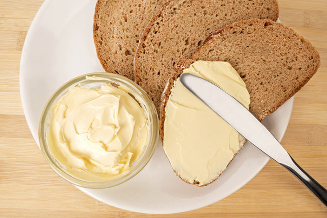 margarine on bread calories