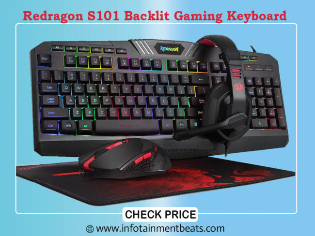 Redragon S101 Wired RGB Backlit Gaming Keyboard