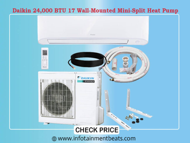 Daikin 24,000 BTU 17Wall-Mounted Conditioner Heat Pump