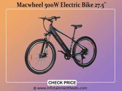 Macwheel 500W Electric Bike 27.5 Adults Electric Mountain Bike, with Removable