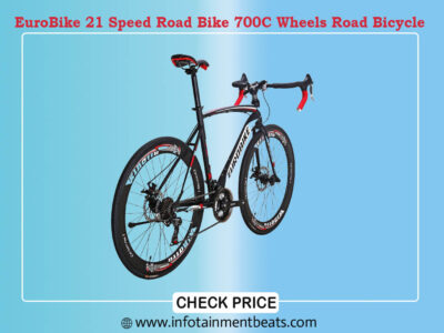  EuroBike 21 Speed Road Bike 700C Wheels Road Bicycle Dual Disc Brake Bicycles