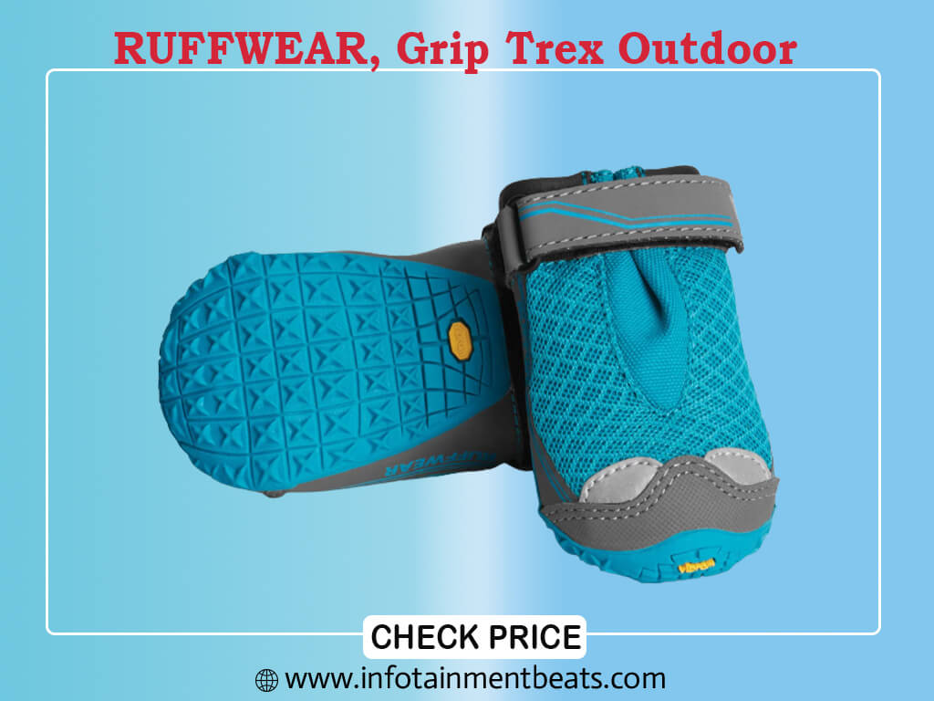  RUFFWEAR, Grip Trex Outdoor Dog Boots with Rubber Soles