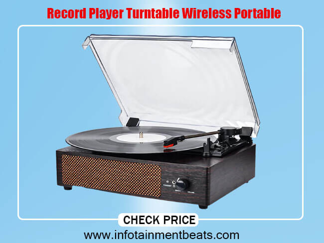 Record Player Turntable Wireless