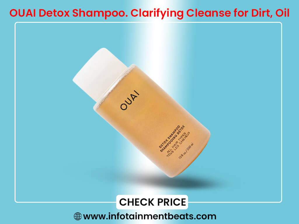 OUAI Detox Shampoo. Clarifying Cleanse for Dirt, Oil
