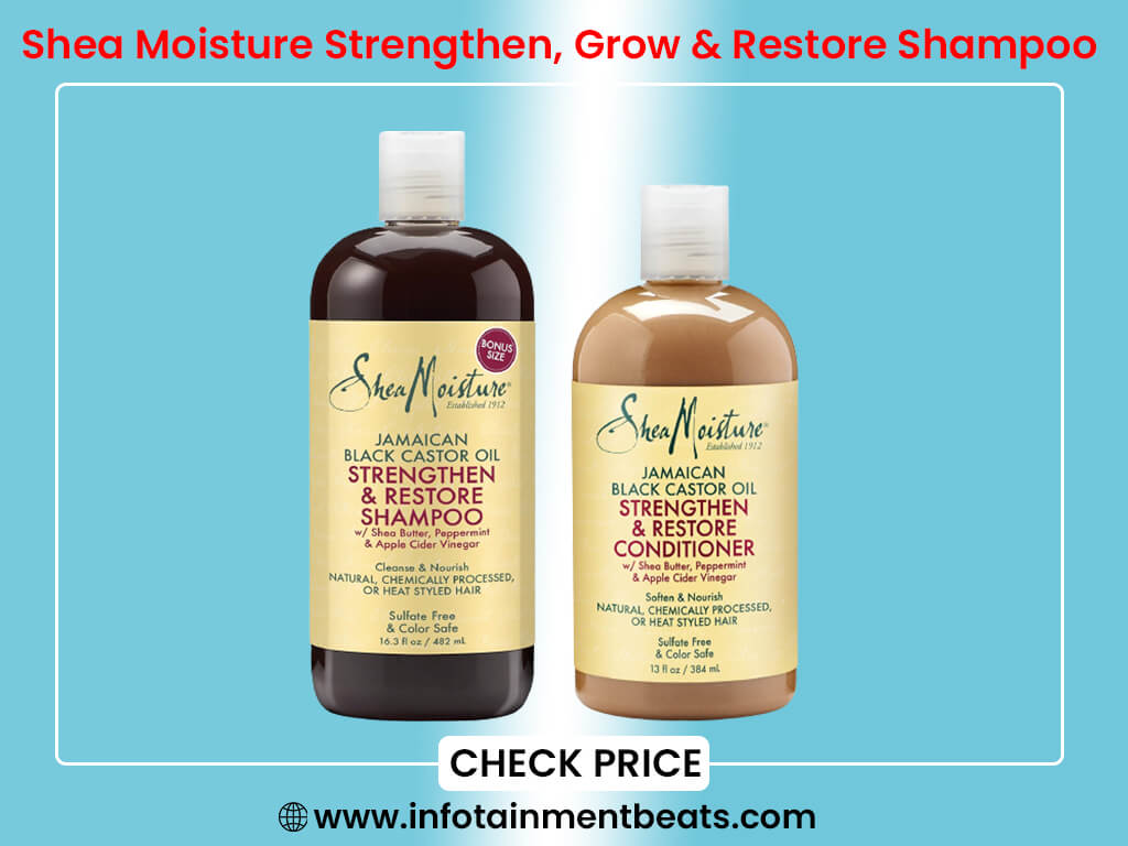 Shea Moisture Strengthen, Grow & Restore Shampoo and Conditioner