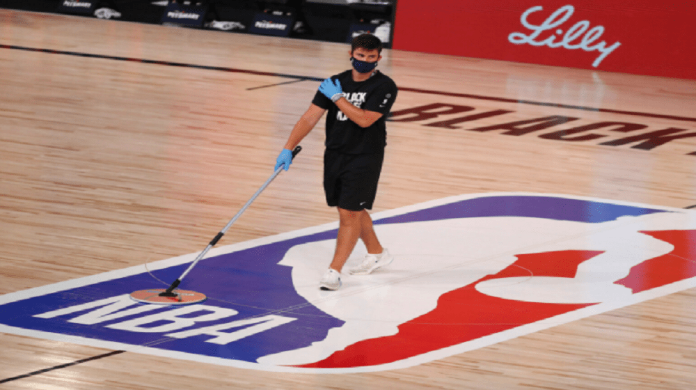 NBA sweeper boy