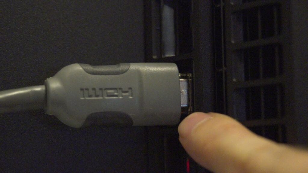 Connecting a PS4 to a PC monitor using an HDMI cable is accessible. 