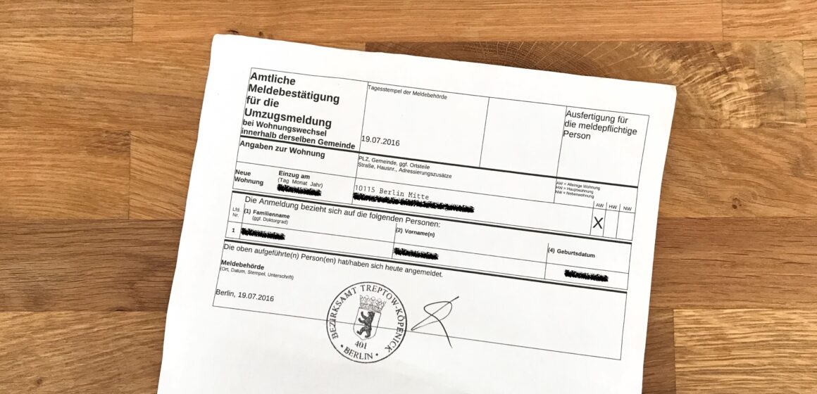How to Get a Registration Certificate from meldebescheinigung.eu