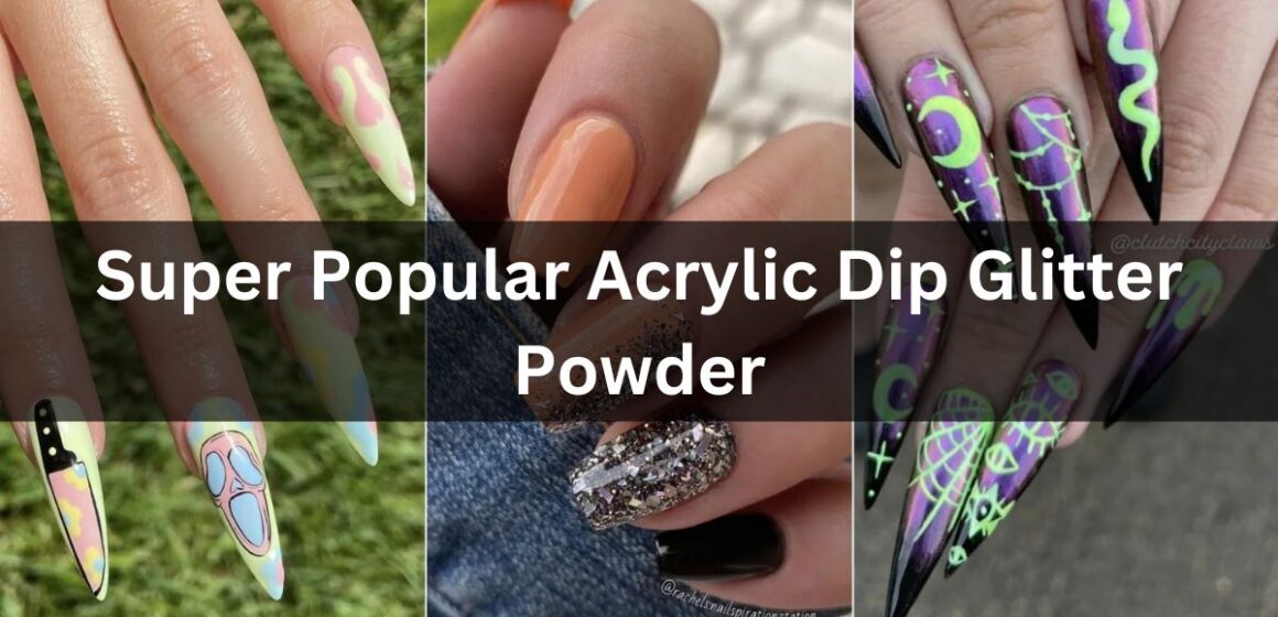 Super popular acrylic dip glitter powder