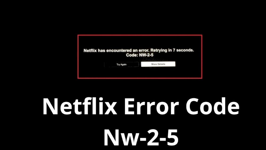Netflix Error Code NW 2-5