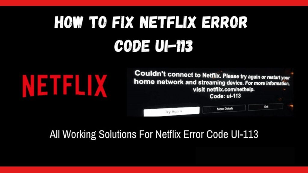 Error Code UI-113